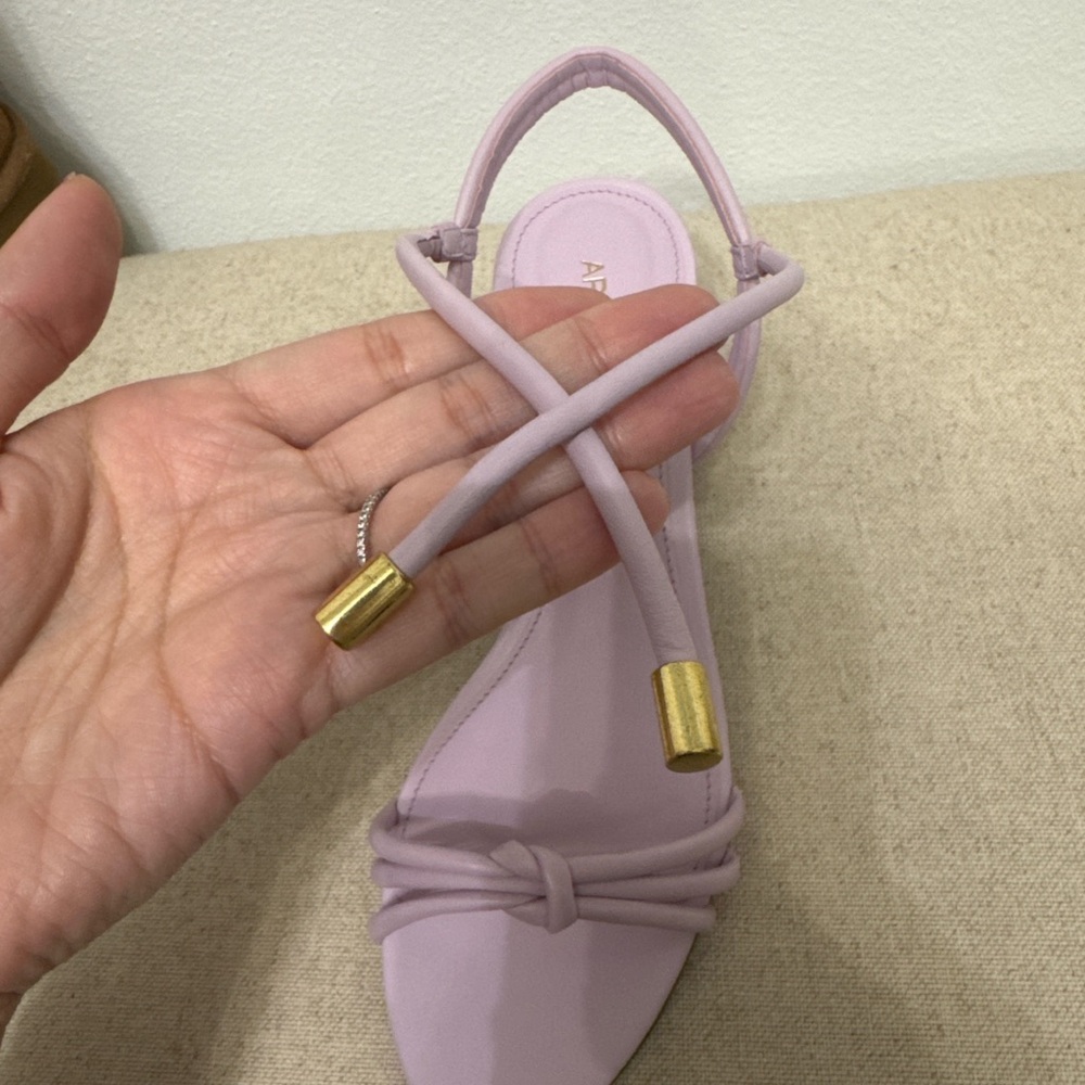 AREZZO Women's violet Strappy Sandals size 8 - Picture 5 of 8